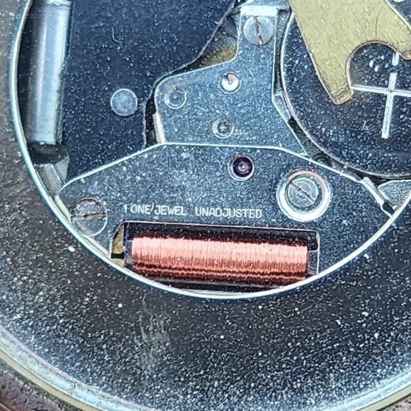 Jacques Edho Paris Quartz Watch Gold Hands Spiedel Moon phase - Picture 10 of 10